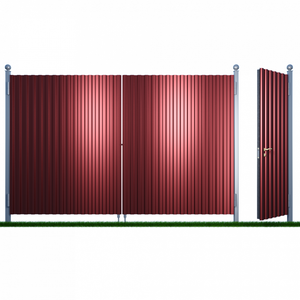 Забор для частного дома - обзор популярных видов +98 фото