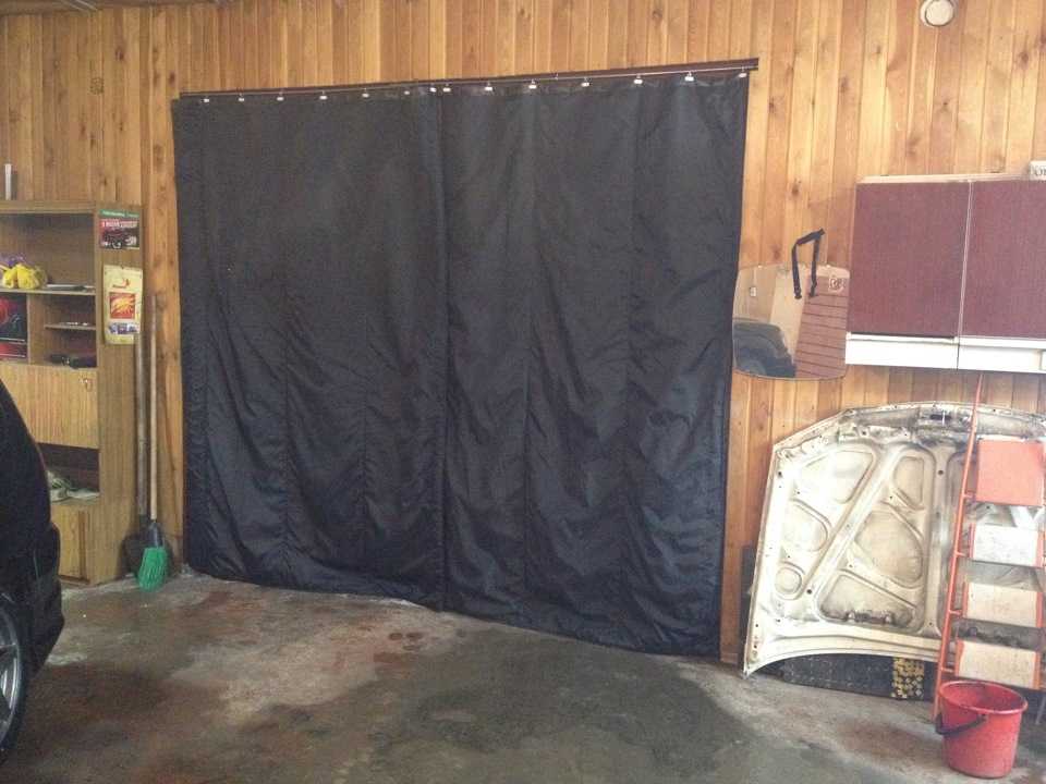 Как сделать штору на ворота в гараж своими руками?