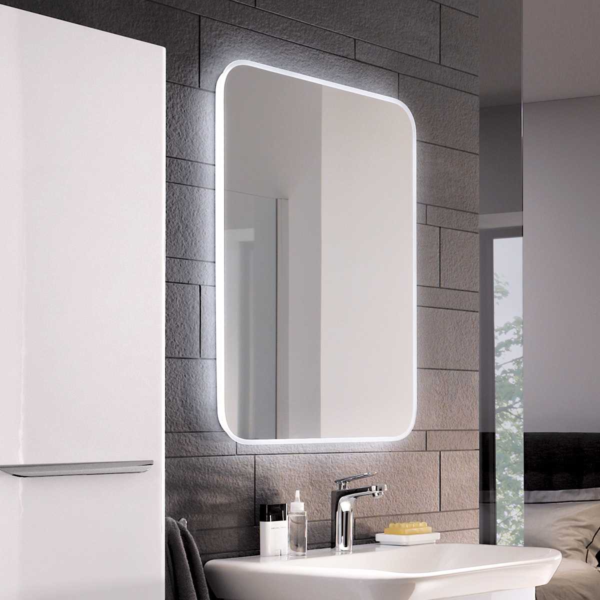 Подсветка для зеркала в ванной: светильник с выключателем, класс защиты и расположение