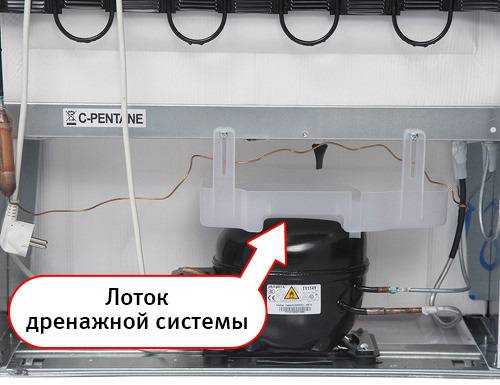 Как почистить дренажное отверстие в холодильнике?