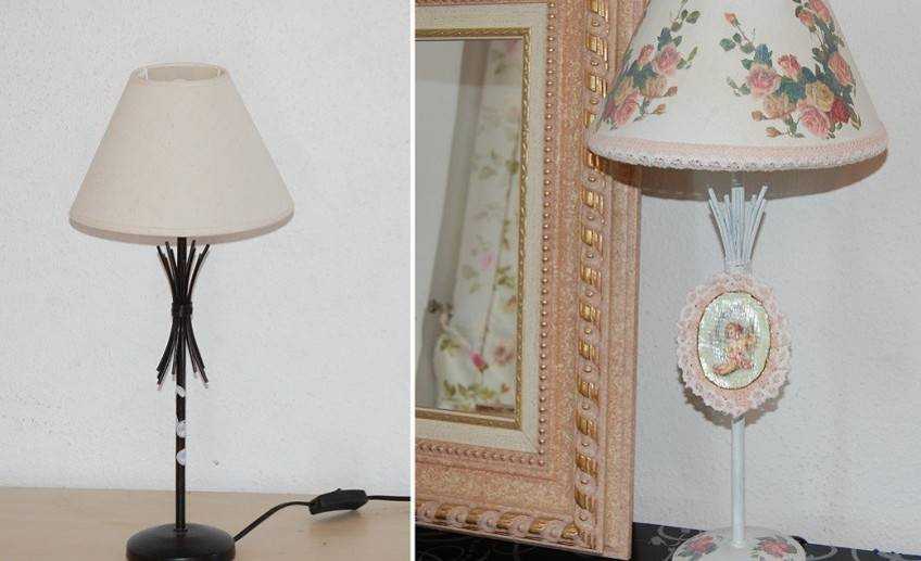 Не узнать: 10 способов декорировать старый абажур для лампы