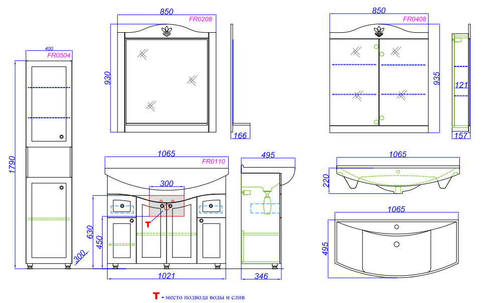 Какие бывают размеры раковины для ванной комнаты – выбираем ширину, высоту, глубину умывальника