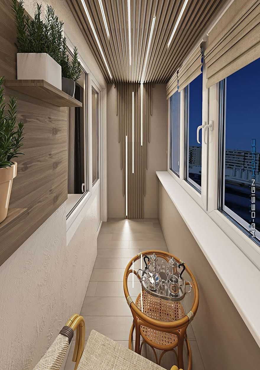 100 лучших идей: дизайн лоджии и балкона на фото