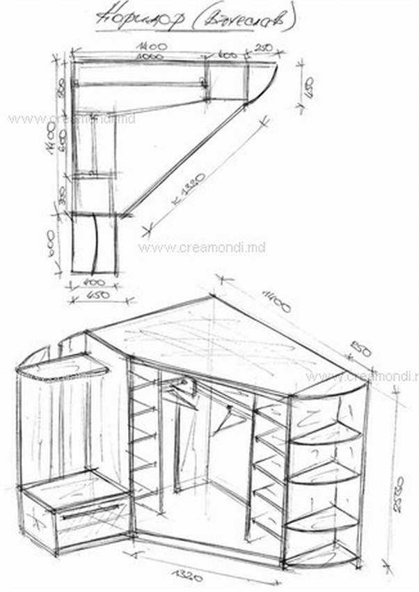 Угловой шкаф, размеры и особенности конструкций, полезные советы