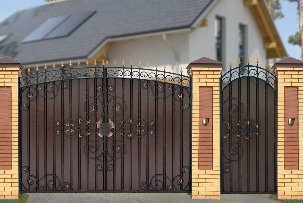 2021 ᐈ 🔥 (+89 фото) красивые ворота для частных домов