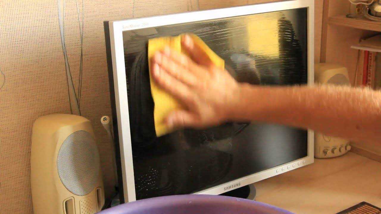 Как убрать царапины с экрана телевизора