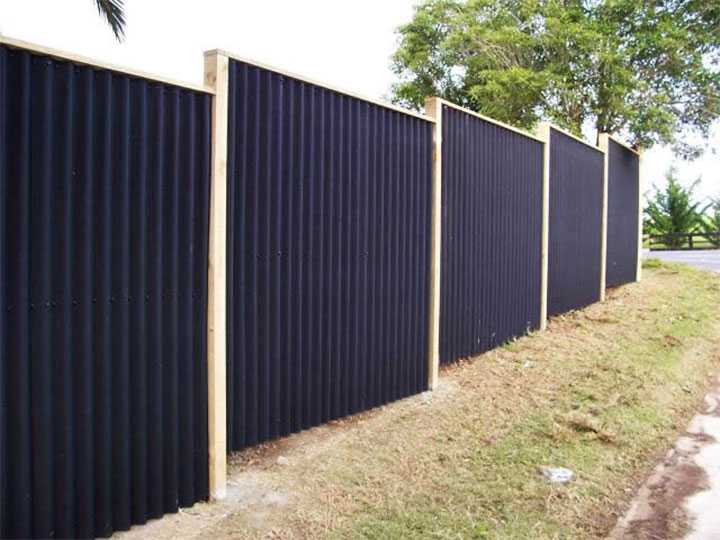 Забор из шифера своими руками - строительство и ремонт