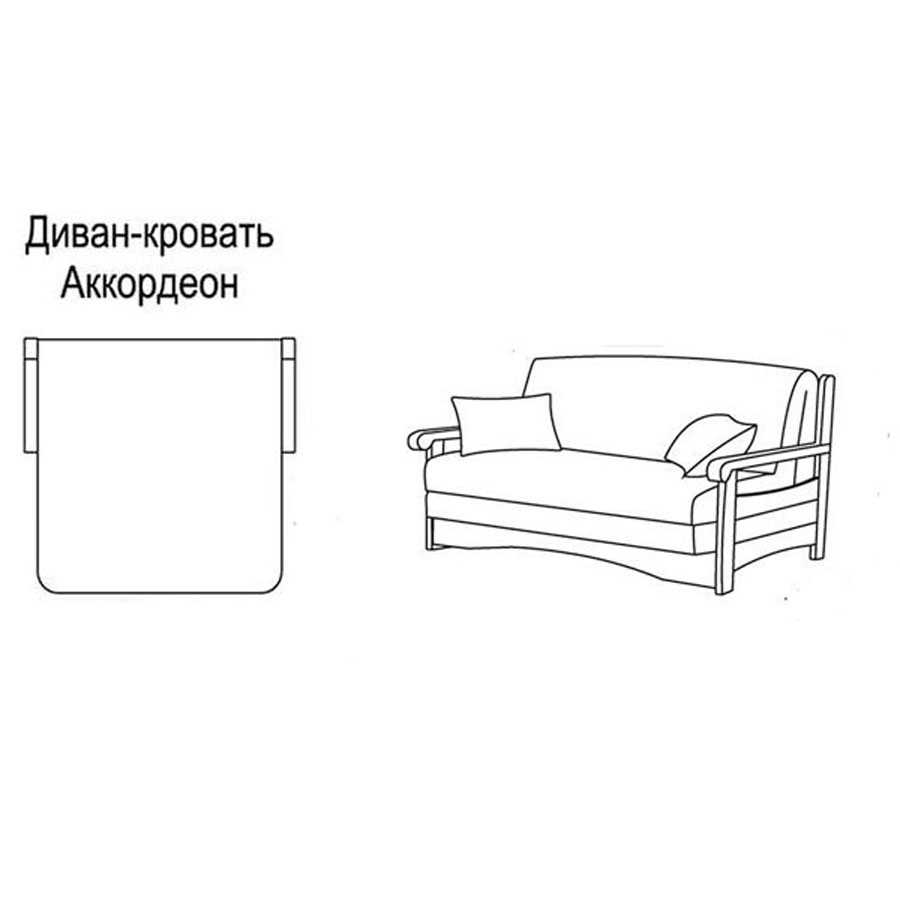 Как установить механизм на диван книжку