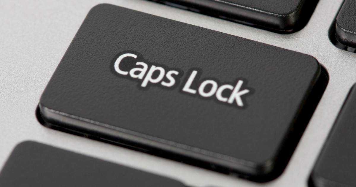 В мире отмечают день клавиши caps lock. ридус