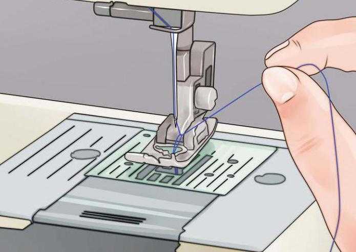 Как правильно вдеть нитку, двойную иглу, шпульку в швейную машину?