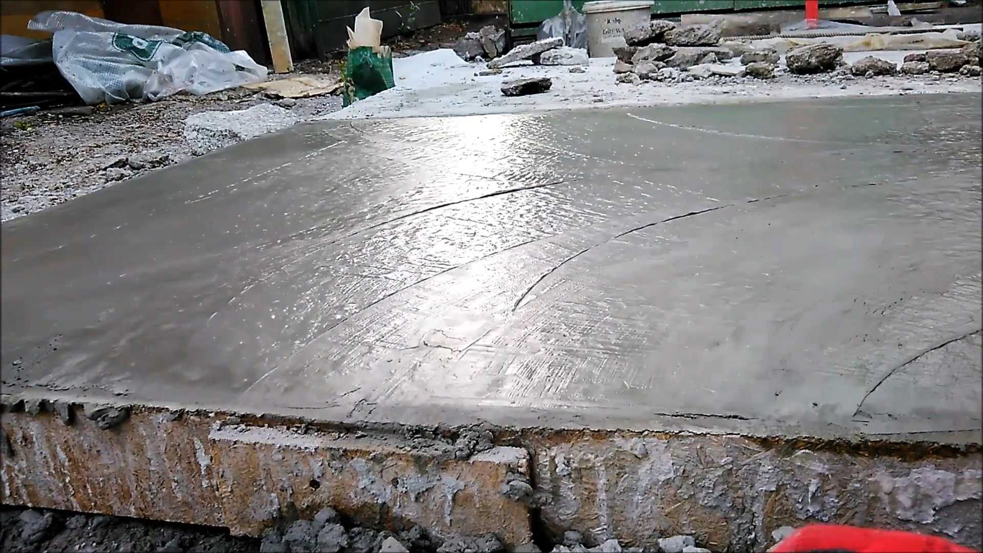 Железнение бетонных поверхностей - технология и применение