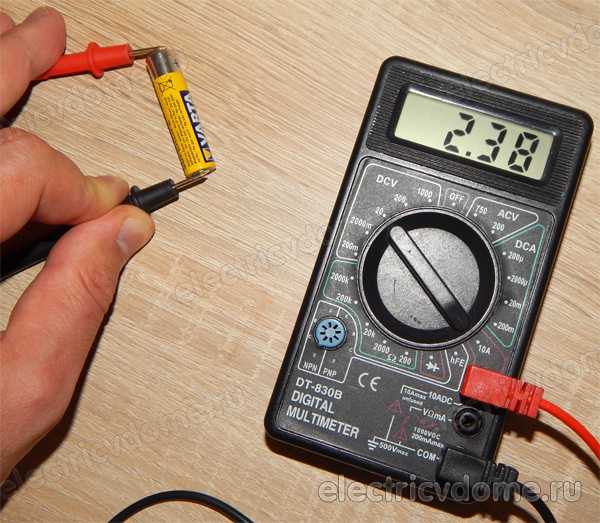 Как легко проверить батарейку мультиметром (тестером) | батарейку.рф