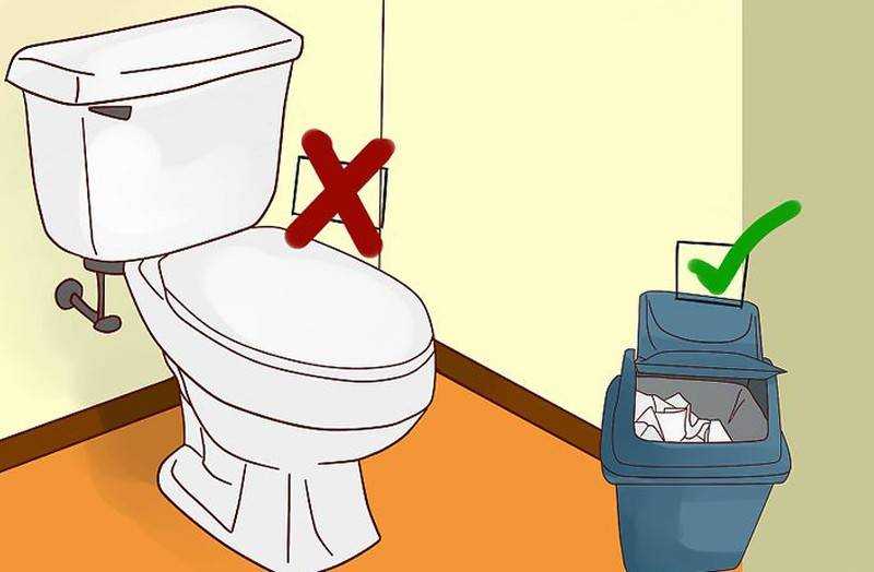 Можно ли кидать туалетную бумагу в унитаз