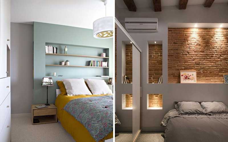 Ниша в спальне: 90 фото современных идей и способов использования нишдекор и дизайн интерьера
