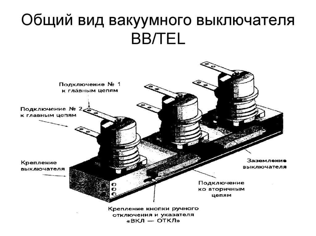 Эксплуатация вакуумных выключателей bb/tel–6(10) — установка и эксплуатация выключателя