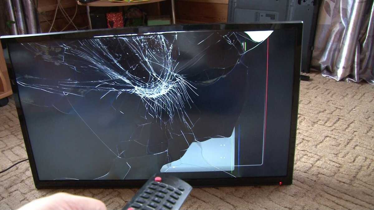 Можно ли отремонтировать жк телевизор, если разбит экран?