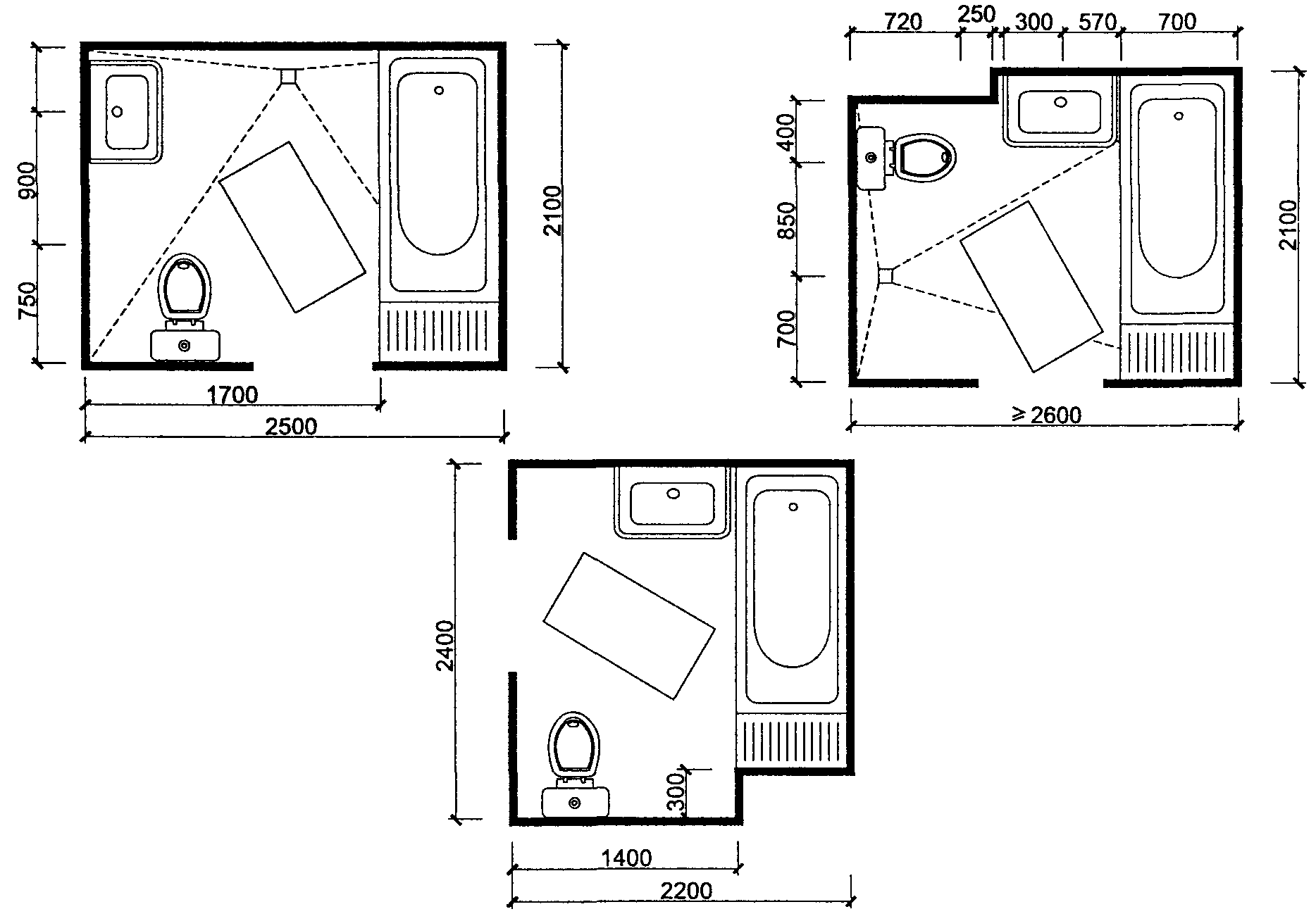 Размер туалета в квартире по госту: минимальная ширина санузла