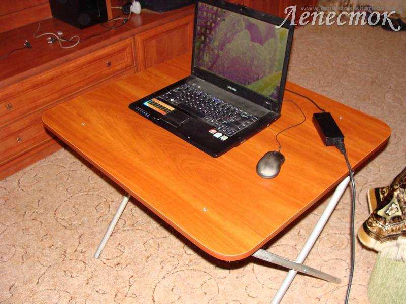 Столик (складной) для ноутбука своими руками | страна мастеров