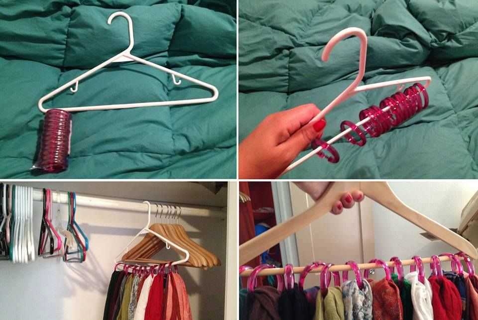 Вешалка для одежды в шкаф своими руками