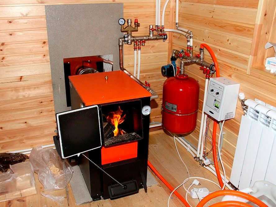 Отопление частного дома без газа и электричества: как отопить  .