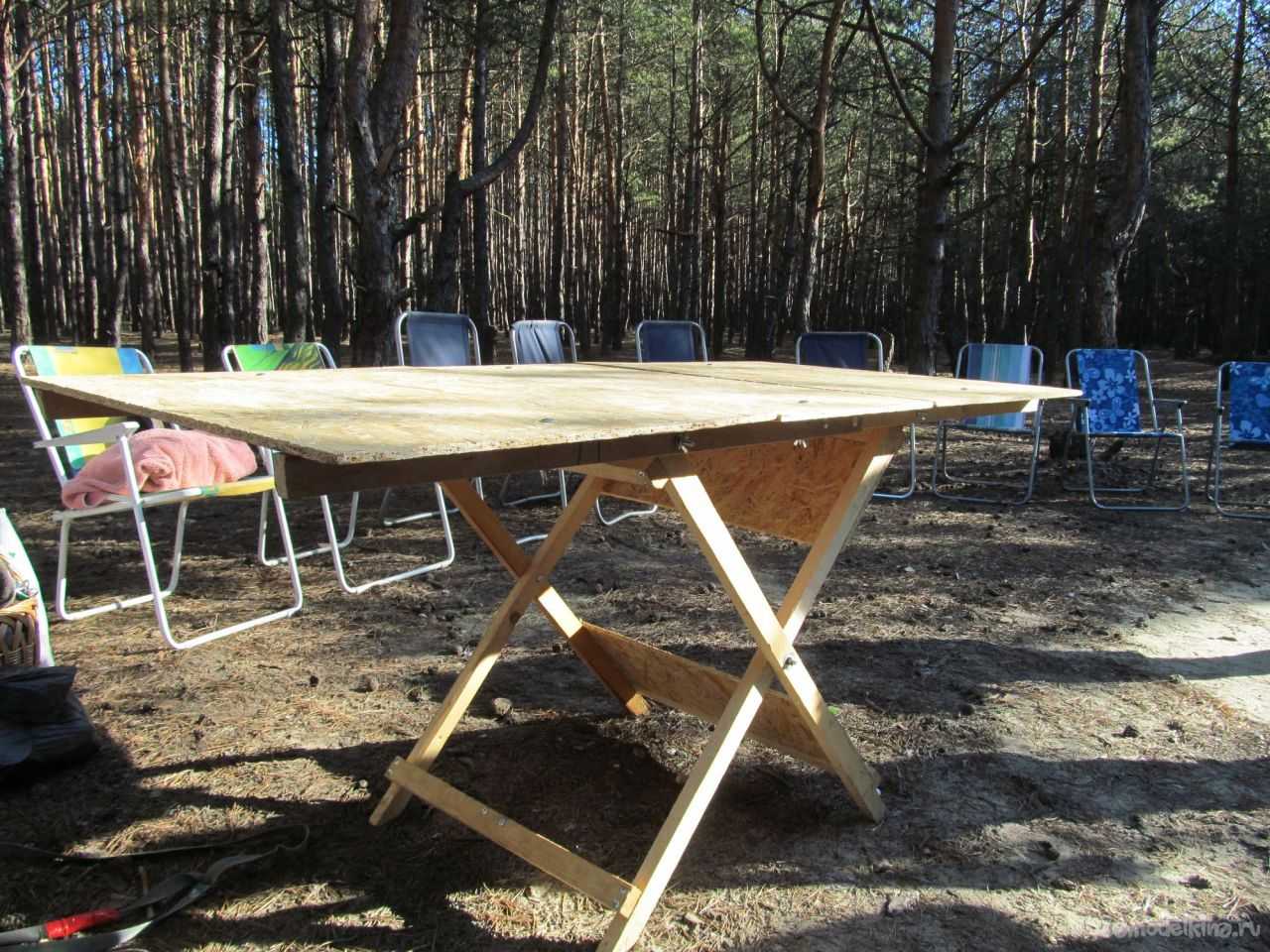 Как сделать раскладной столик для пикника своими руками. чертеж раскладного столика для пикника