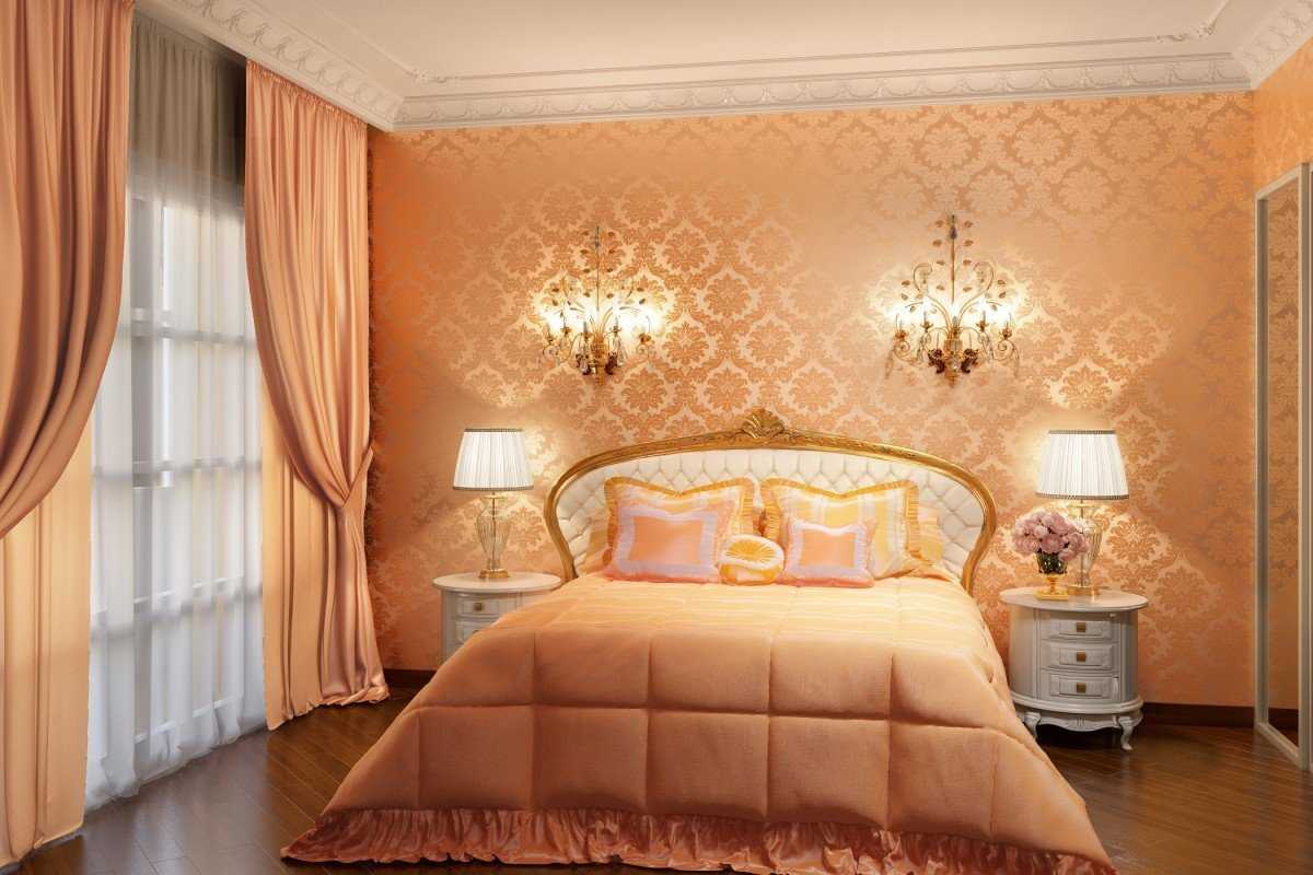 Какие подойдут шторы к розовым обоям в спальне - варианты оформлениея