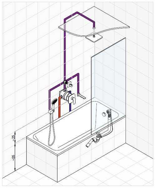Переключатель на душ: ремонт смесителя в ванной своими руками