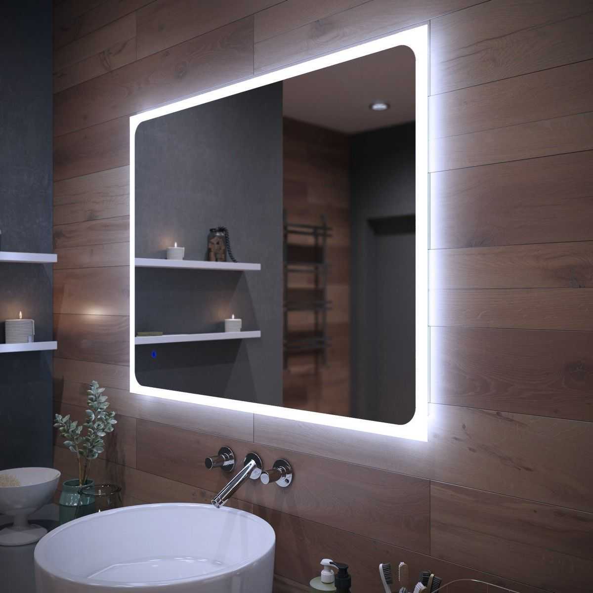 Круглое зеркало с подсветкой для ванной — особенности, достоинства и недостатки