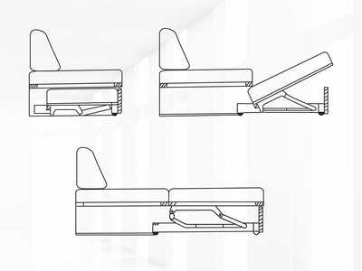 Механизм дельфин в диванах: что это, как складывается и раскладывается
