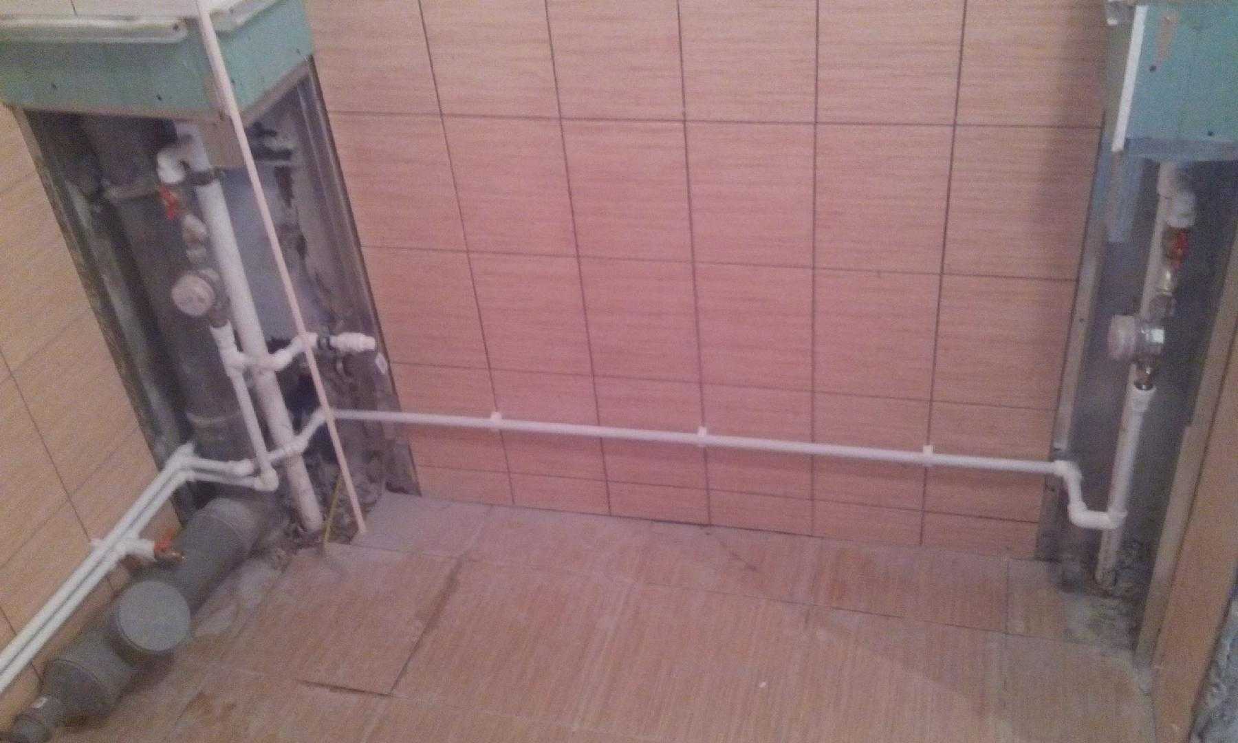 Разводка труб в ванной комнате своими руками