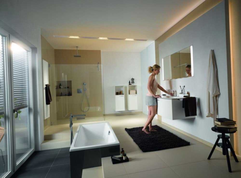 Освещение в ванной комнате, особенности и варианты