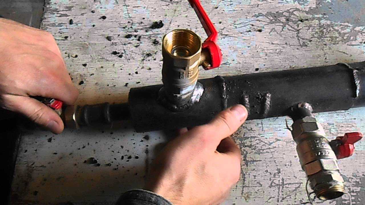 Технология врезки в водопроводные трубы – видео инструкция без сварки