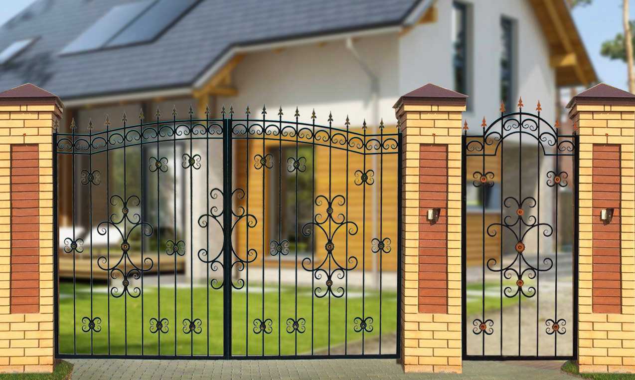 Варианты ворот для частного дома: что можно сделать своими руками